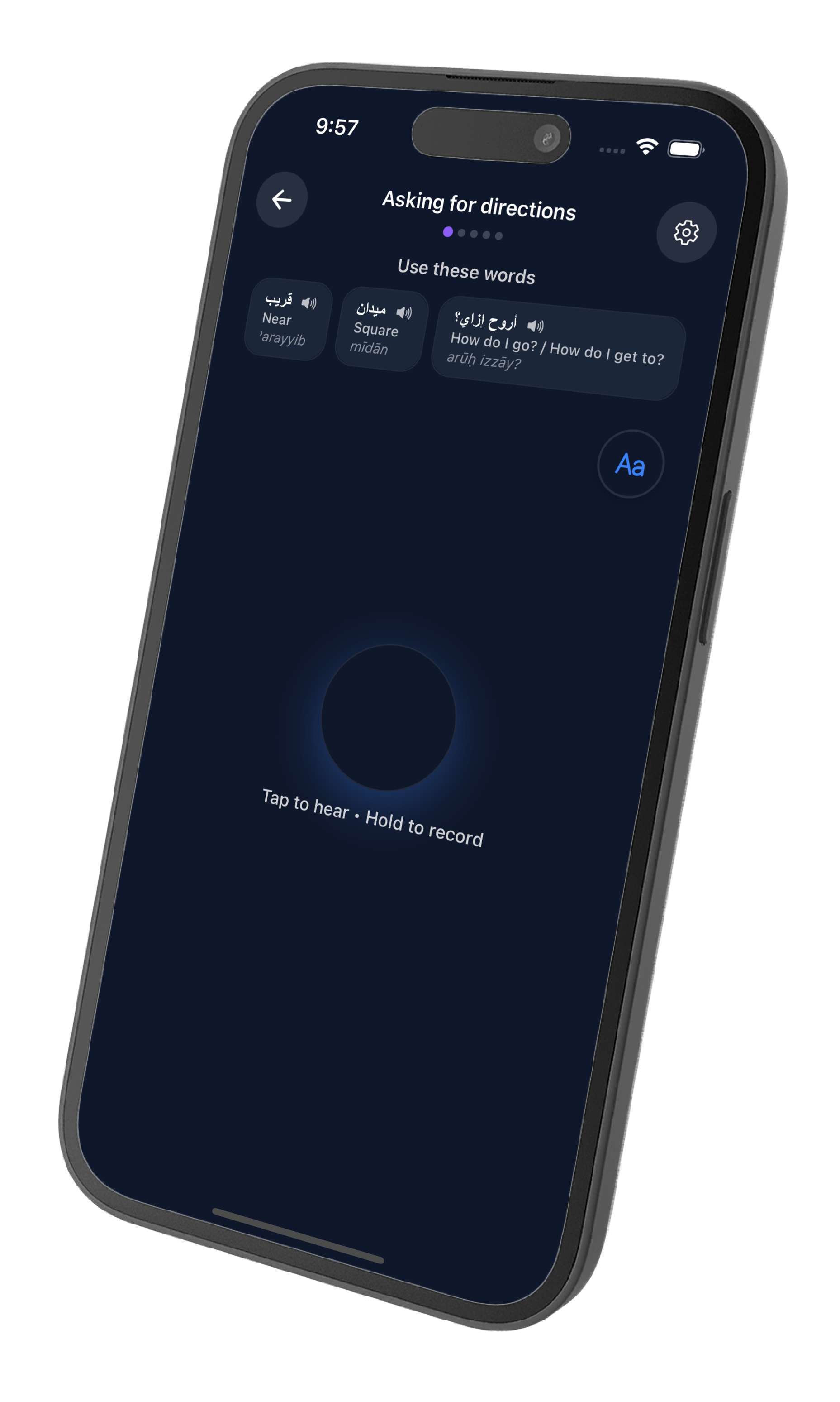 App mockup